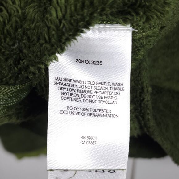 Mountain Hardwear Women's Sz Small Green Turtleneck Fleece Sweater Pullover - Picture 10 of 11